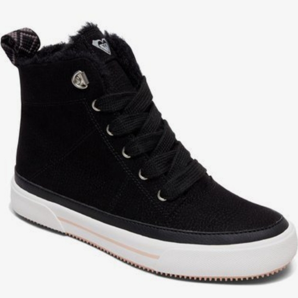 Roxy Black Ivan Fur High-Top Sneaker - Picture 16 of 16